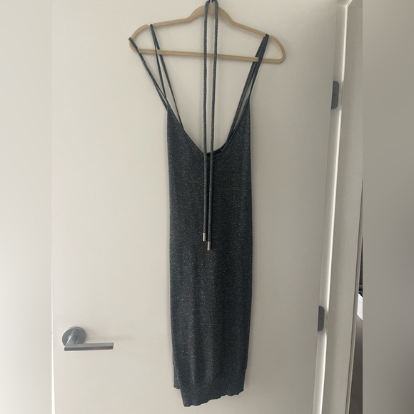 NWT Dolce & Gabbana Grey & Silver Dress EU 46 US L/XL - Picture 1 of 10